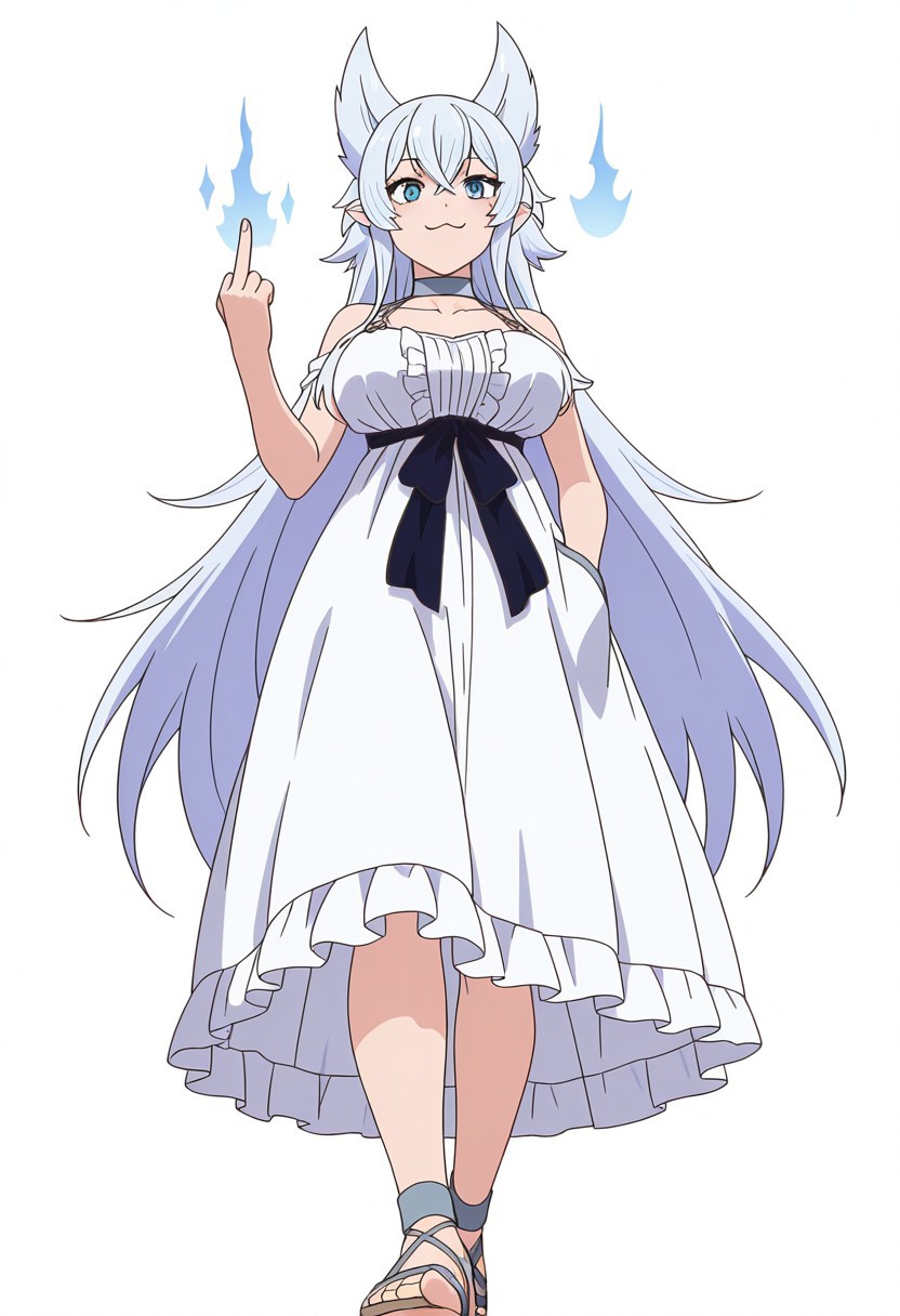 《Ethereal Defiance - The White Sylph's Urban Odyssey》
