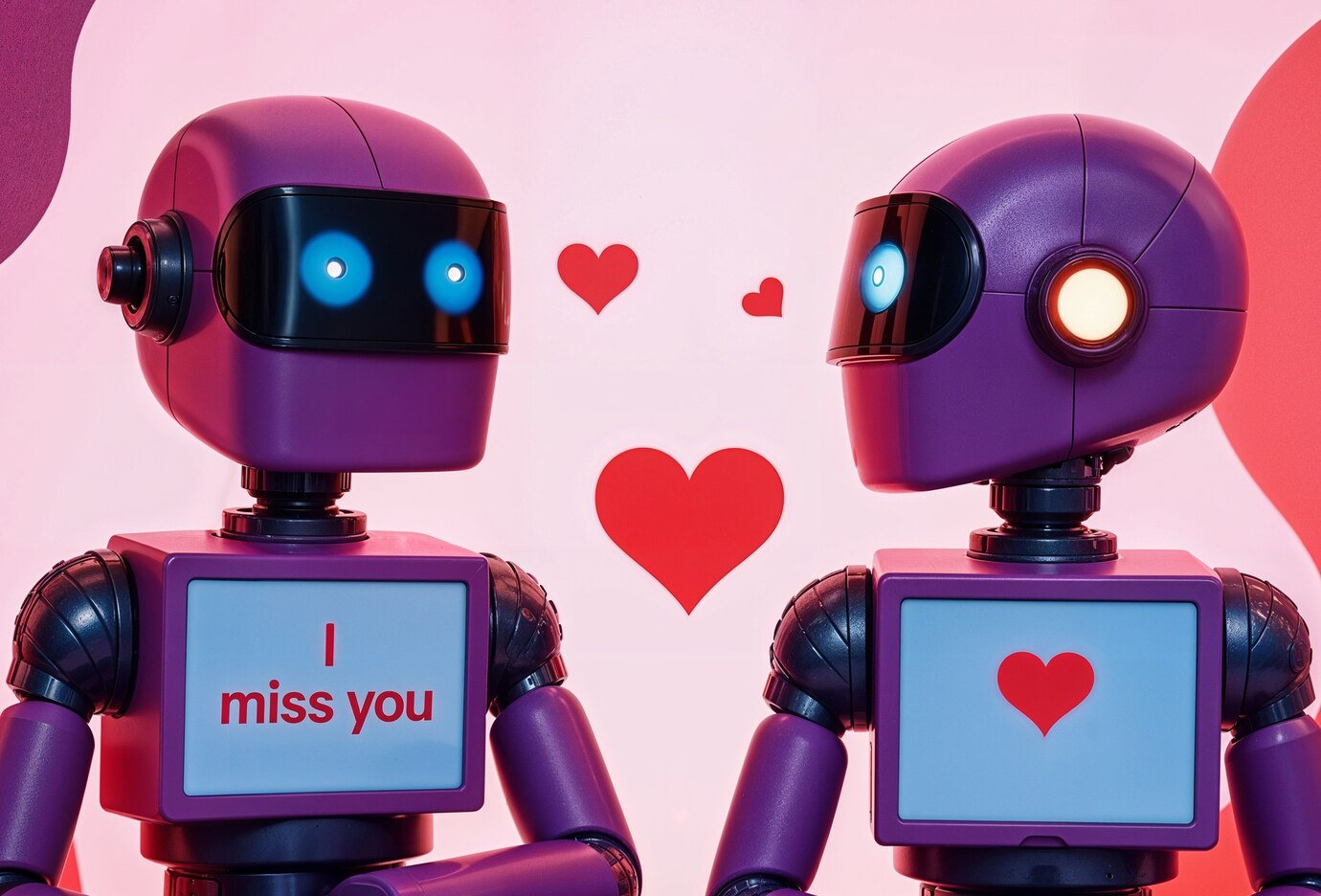 ?Can AI Female Robots and AI Male Robots Fall in Love with Each Other?