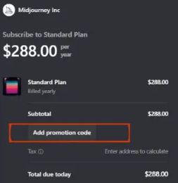 Midjourney Promo Codes place.png