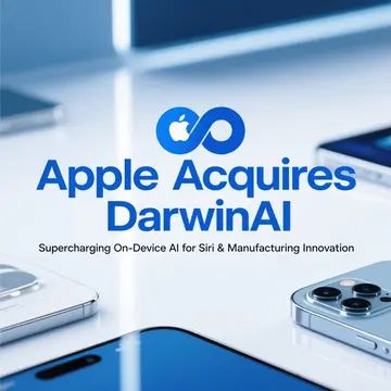 Apple Acquires DarwinAI: Supercharging On-Device AI for Siri & Manufacturing Innovation?