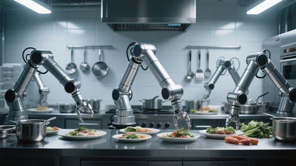 AI Kitchen Revolution: Automated Chefs Serve 5,000 Meals Daily with 98% Accuracy