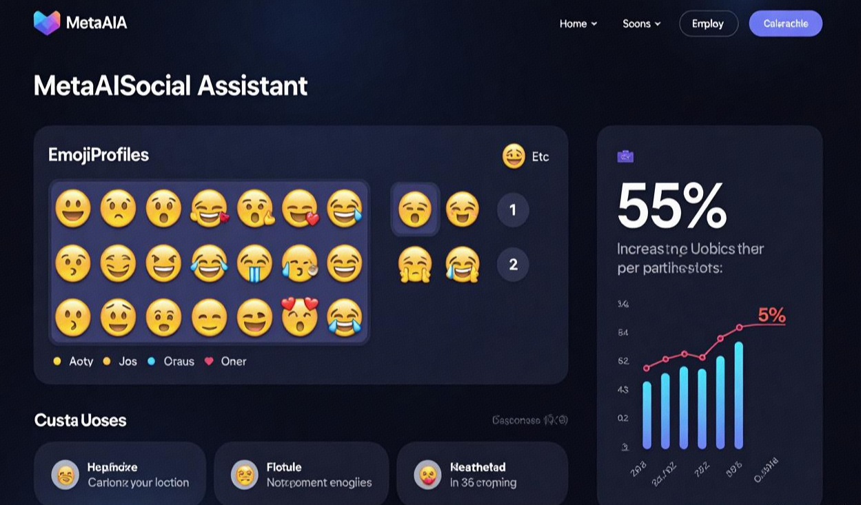 How Meta AI Social Assistant's Emoji Profiles Skyrocketed Engagement by 55%