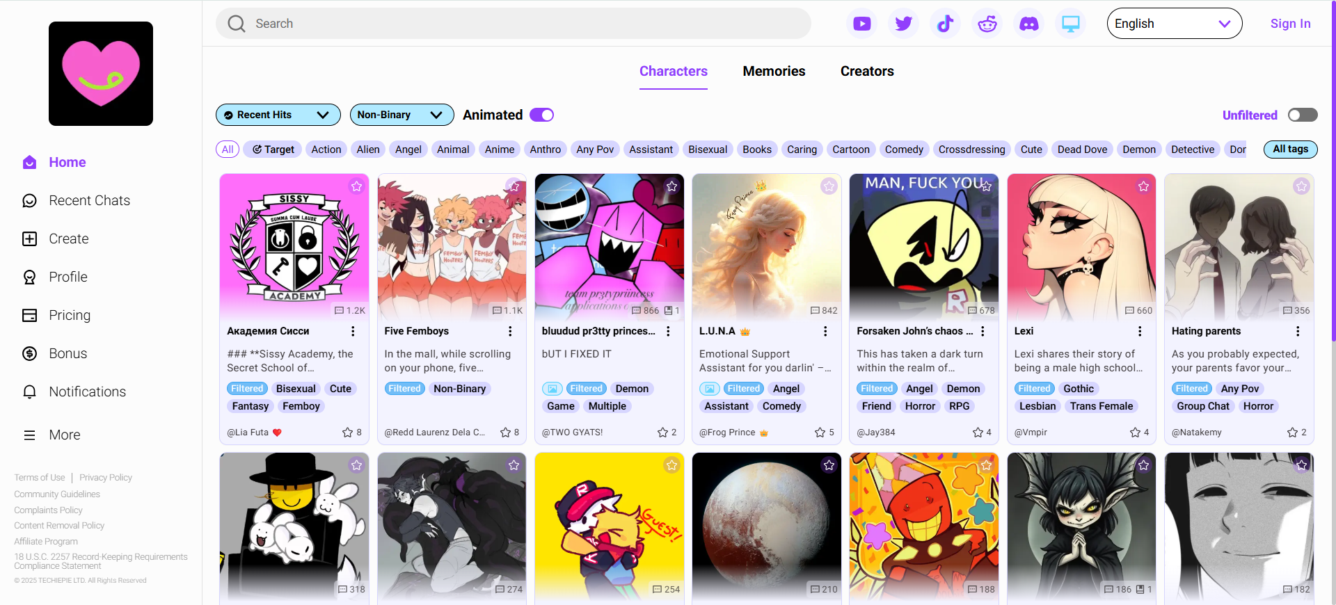 Best Free AI Character Chat Platforms for Writers Without Filters