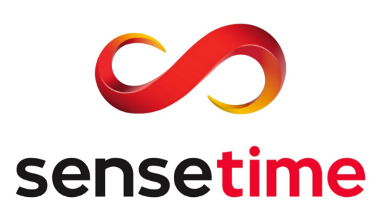 SenseTime SenseLens AR Glasses being used by industrial maintenance technician with augmented reality overlays showing equipment diagnostics and repair instructions in manufacturing facility