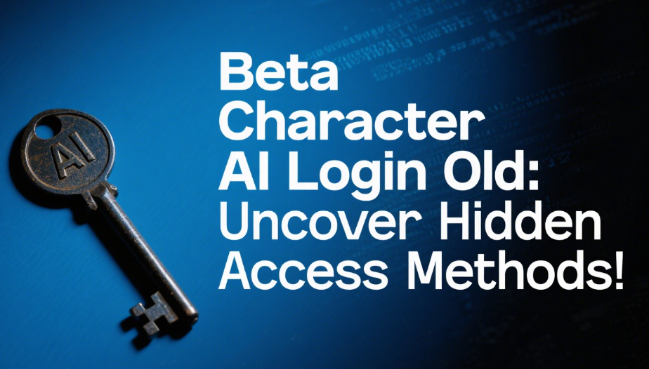 Beta Character AI Login Old: Uncover Hidden Access Methods!