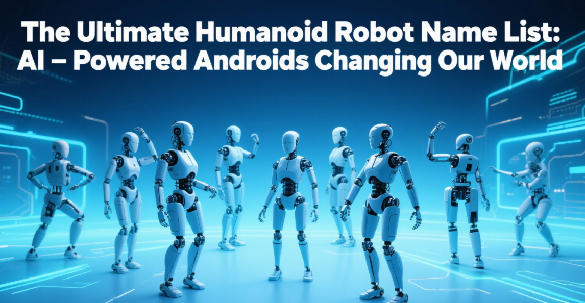 The Ultimate Humanoid Robot Name List: AI-Powered Androids Changing Our World