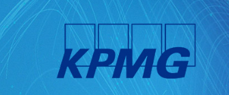 KPMG AI Agents Enterprise Adoption statistics showing 68% integration rate across large companies with digital transformation dashboard displaying AI workforce solutions and business process automation metrics