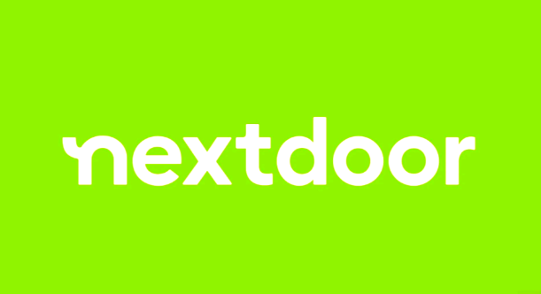 A mobile phone screen displaying Nextdoor AI recommendations for disaster alerts, showing real-time community safety notifications and emergency updates.