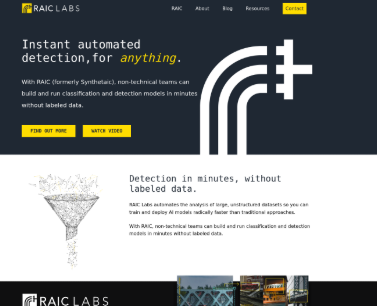 Synthetaic AI Tools Transform Image Recognition Through RAIC Technology 