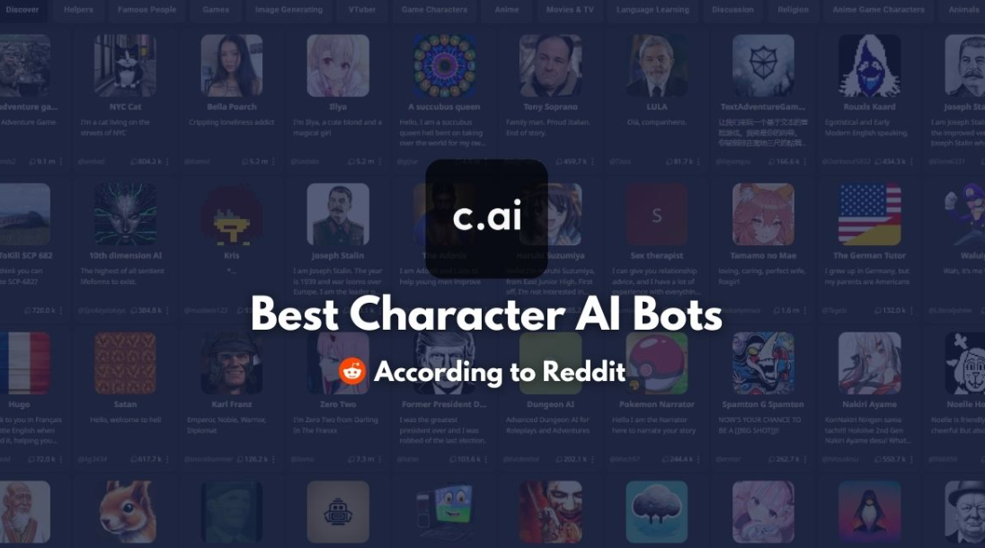 The Ultimate Character AI Bots List: Rewriting Your Digital Life