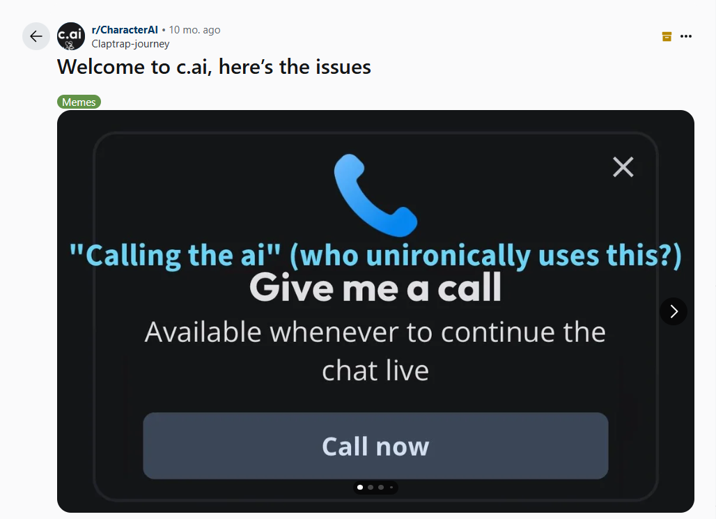 C.AI Issues Reddit - The Community's Voice on AI's Biggest Challenges